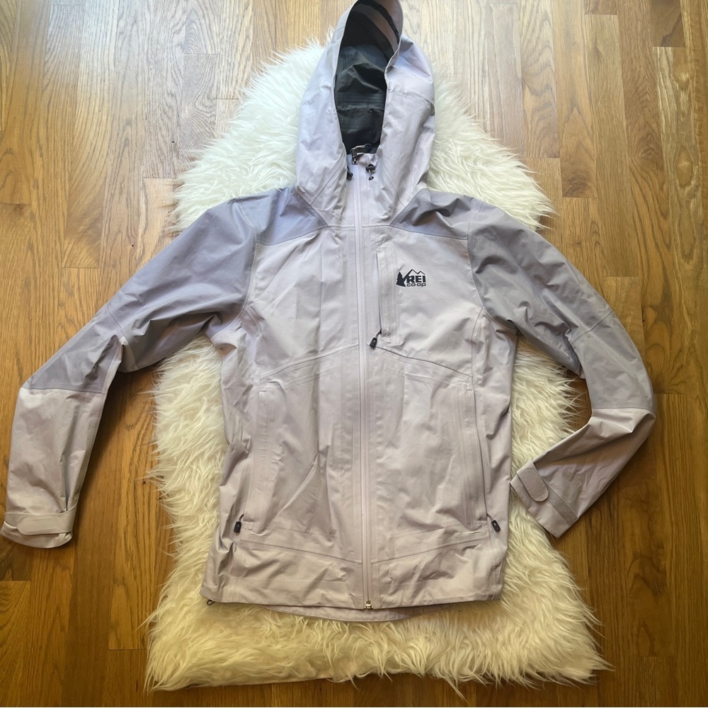 REI Women's Light Purple Rain Jacket